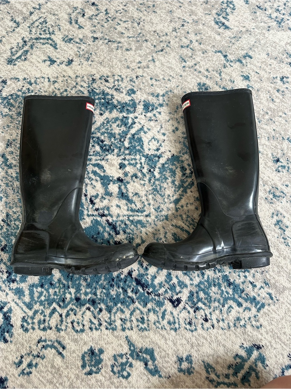 Hunter Tall Rain Boots in black - Picture 6 of 9